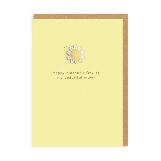 Mother's Day Daisy Pin Card