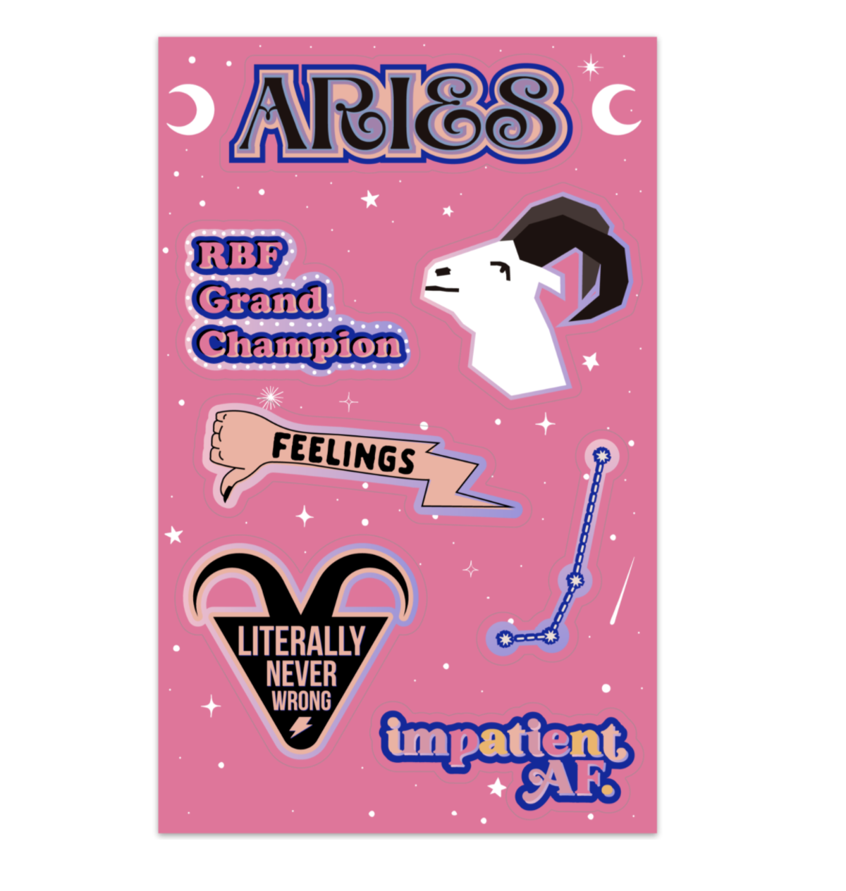 Astrological Sticker Sheet