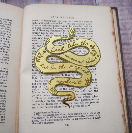 Shakespeare Serpent Bookmark