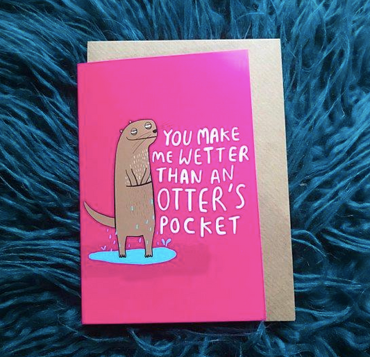 Otters Love Card