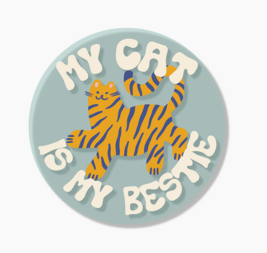 My Cat Is My Bestie Sticker