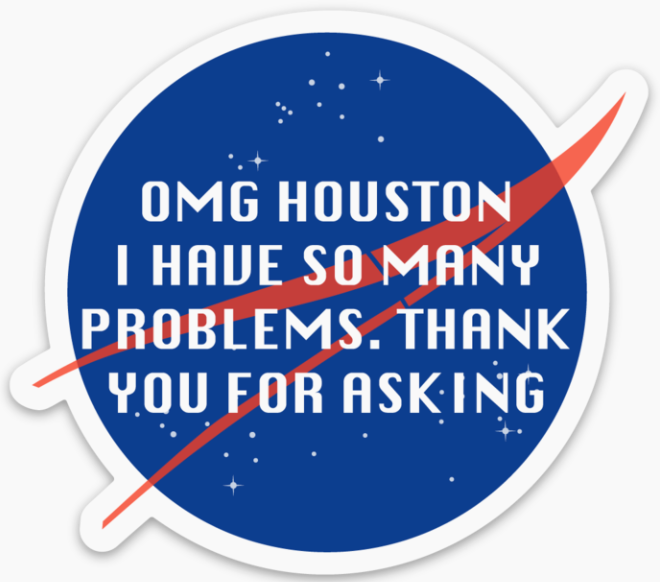 Omg Houston Sticker