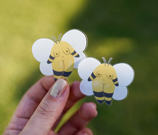 Bumblebee Women Vinyl Sticker