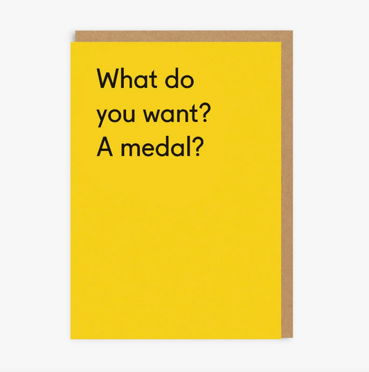 What Do You Want? Card