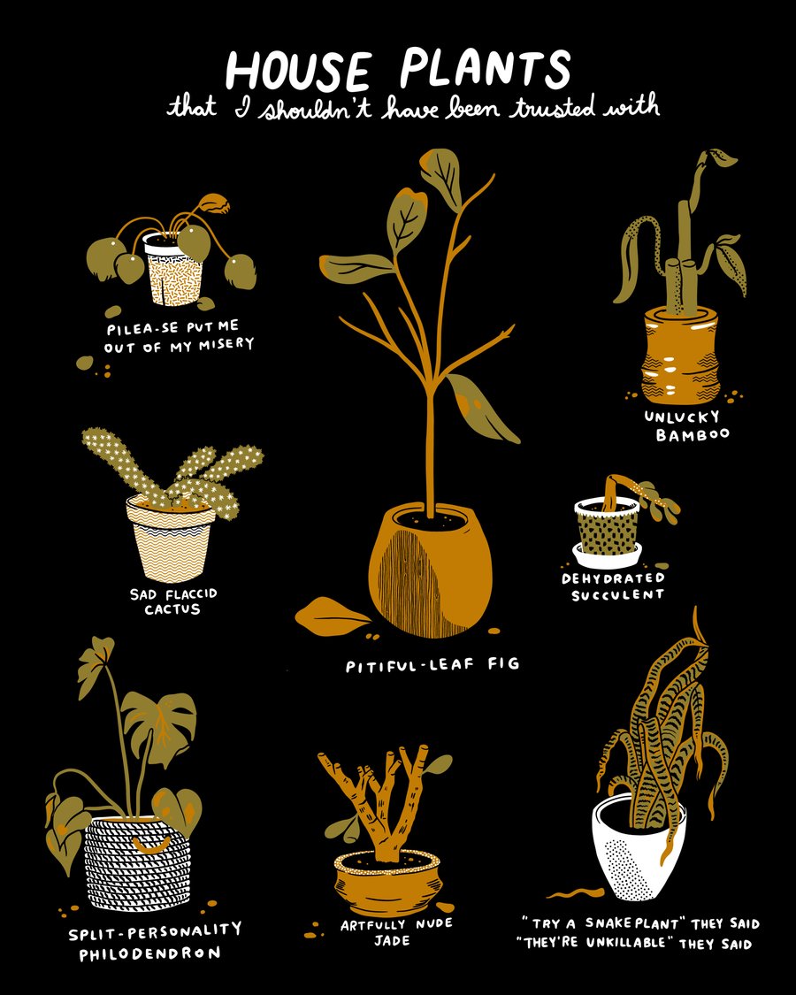 Unglückliche Pflanzen Loose Tee