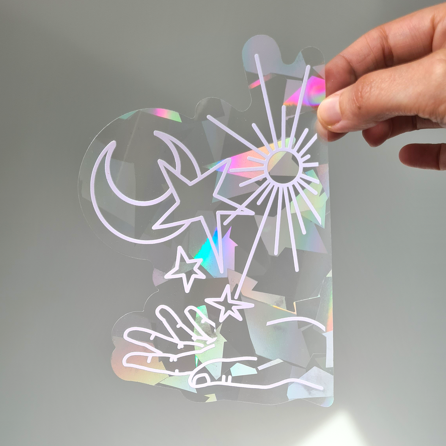 Universe Within Suncatcher Rainbow Sticker