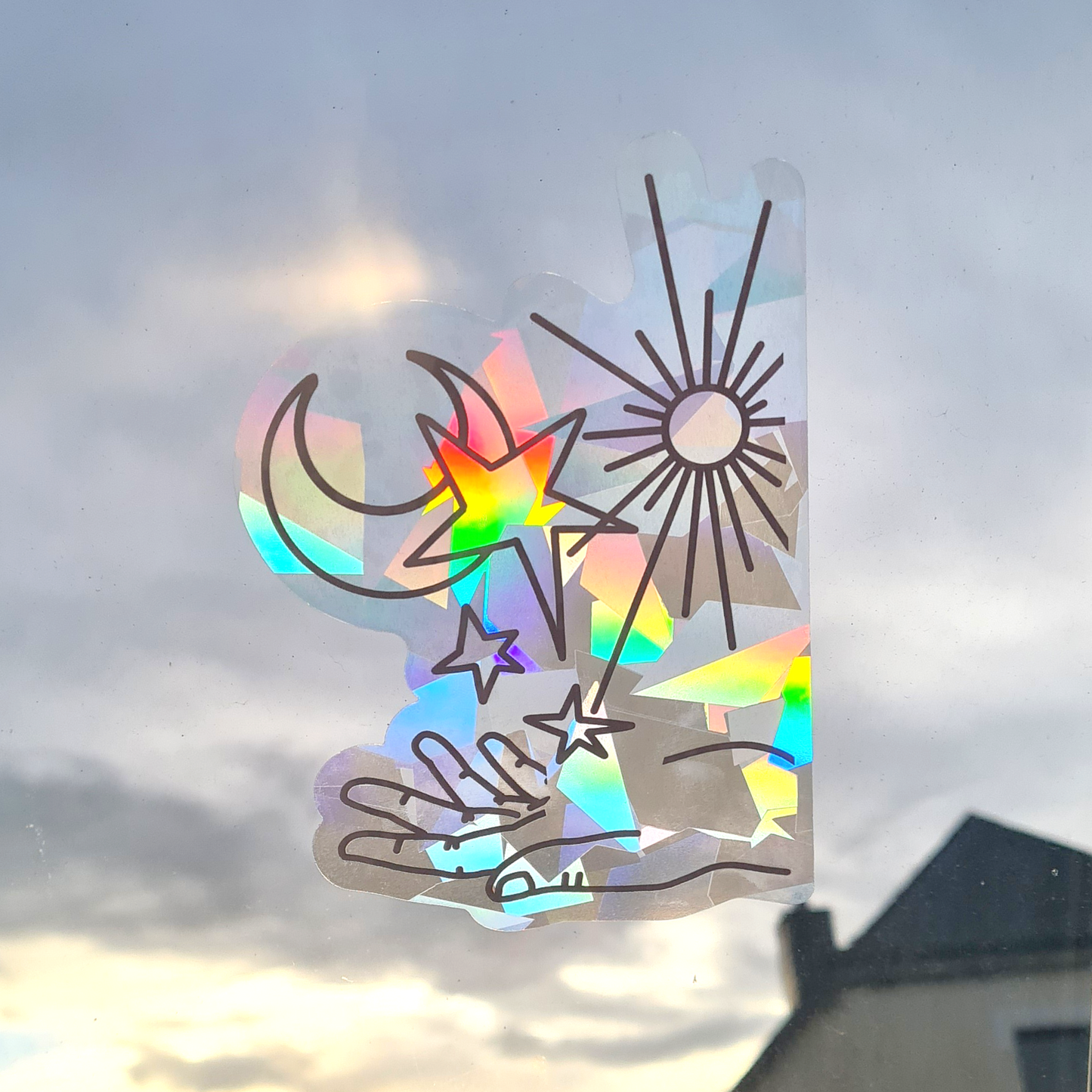 Universe Within Suncatcher Rainbow Sticker